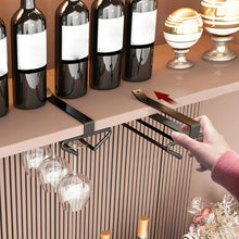 Load image into Gallery viewer, Under Cabinet Single Row Wine Glass Holder