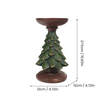 Load image into Gallery viewer, Retro Christmas Tree Candlestick Ornaments