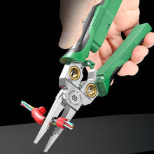 Load image into Gallery viewer, 8-i-1 multifunksjonell elektriker spissnese-tang