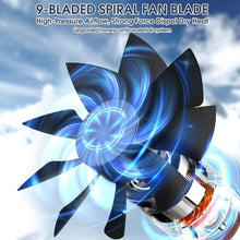 Load image into Gallery viewer, Portable 3-In-1 Cooling Fan with 2-Speed Mist