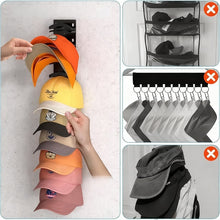 Load image into Gallery viewer, Punch-Free Baseball Cap Storage Rack
