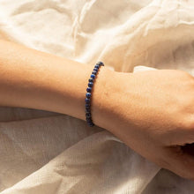 Load image into Gallery viewer, Naturlig Lapis Lazuli Stone Beaded armbånd