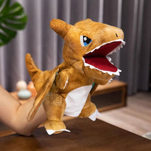 Load image into Gallery viewer, Plush dinosaurhånddukker