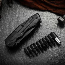 Load image into Gallery viewer, 6 i 1 lommeknivtang i rustfritt stål