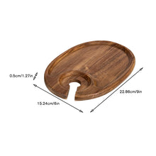 Load image into Gallery viewer, Appetizer Plate with Wine Glass Holder