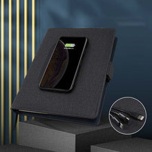 Load image into Gallery viewer, Trådløs lading Multifunksjonsportefølje Notatbok