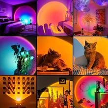 Load image into Gallery viewer, RGB Sunset Projection Lamp