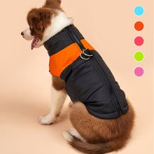 Load image into Gallery viewer, Dog Winter Warm Clothes Zipper Dog Vest