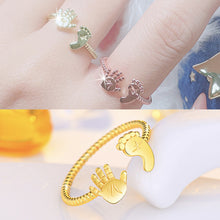 Load image into Gallery viewer, Baby Palm and Feet Ring