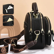 Load image into Gallery viewer, Adjustable Wide Shoulder Strap Leather Bag