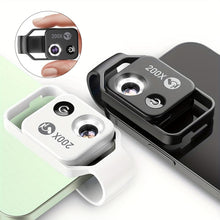 Load image into Gallery viewer, 200x Cell Phone Camera Microscope Lens