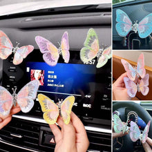 Load image into Gallery viewer, Embroidery Fragrance Butterfly Car Decoration