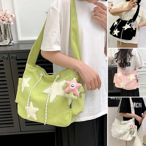 Star Pattern Cute Tote Bag
