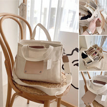 Load image into Gallery viewer, Solid Color Canvas Tote Bag