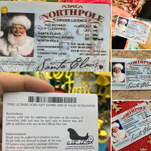 Load image into Gallery viewer, Santa&#39;s Lost Driver&#39;s License