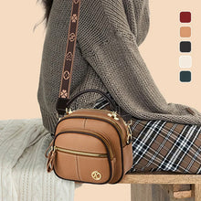 Load image into Gallery viewer, Adjustable Wide Shoulder Strap Leather Bag