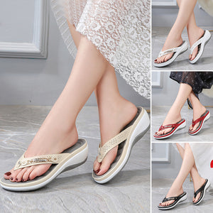 Women's Arch Support Soft Cushion Flip Flops Thong Sandals