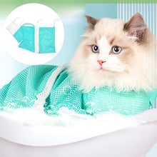 Load image into Gallery viewer, Multi-Functional Cat Grooming &amp; Bathing Mesh Bag