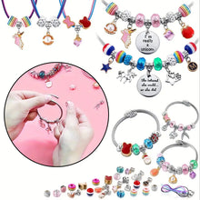 Load image into Gallery viewer, Sett til å lage armbånd for sjarm for jenter