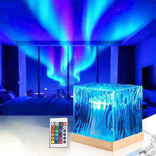 Load image into Gallery viewer, Flame Northern Lights Rotating Mood Light