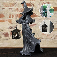Load image into Gallery viewer, Witch With Lantern Decoration