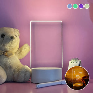 Note Board Creative LED Night Light