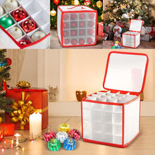 Load image into Gallery viewer, Christmas  Bauble Storage Box with Compartments