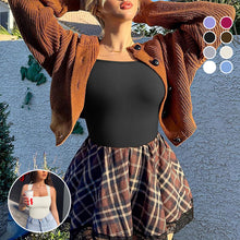 Load image into Gallery viewer, Women&#39;s Sexy Ribbed Square Neck Bodysuit