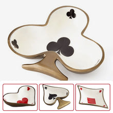 Load image into Gallery viewer, Enamelled Metal Playing Card Dishes