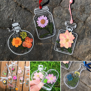 Bokmerkesett for tørkede blomster