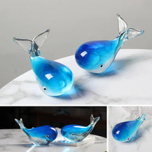 Load image into Gallery viewer, Fascinating Luminous Whale Glass Crafts