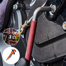 Load image into Gallery viewer, Rainbow Colored Long Arm Allen Wrench Set