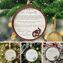 Load image into Gallery viewer, Friendship Elephant Ornament