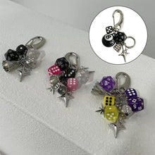 Load image into Gallery viewer, Creative dice keychain