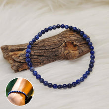 Load image into Gallery viewer, Natural Lapis Lazuli Stone Beaded Bracelet