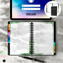 Load image into Gallery viewer, Password Book with Colorful Alphabetical Tabs