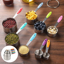 Load image into Gallery viewer, Stainless Steel Magnetic Measuring Spoons Set