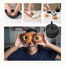 Load image into Gallery viewer, Easy-Bake Bagel Silicone Molds (6 pcs)
