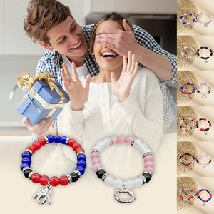 Beaded magnetic bracelet