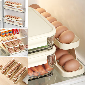 New Automatic Roll-Down Double-layer Egg Dispenser