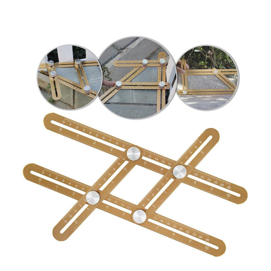 Universal Angularizer Ruler-Upgraded Aluminum, LUXURY CHAMPAGNE GOLD