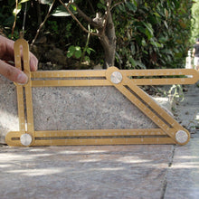 Load image into Gallery viewer, Universal Angularizer Ruler-Upgraded Aluminum, LUXURY CHAMPAGNE GOLD