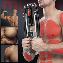 Load image into Gallery viewer, Adjustable Hydraulic Arm Strength Trainer (with LED counter)