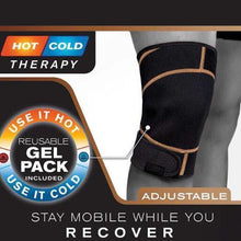 Load image into Gallery viewer, Rapid Relief Knee Wrap, Black