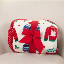 Load image into Gallery viewer, Flannel Decorative Throw Blanket