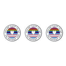 Load image into Gallery viewer, Round Rainbow Enamel Brooch