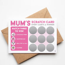 Load image into Gallery viewer, Gift Scratch Cards for Mum and Dad