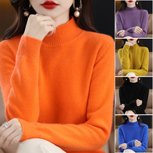 Load image into Gallery viewer, Women High Neck Sweater