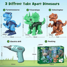 Load image into Gallery viewer, Dinosaur Building Toys for Kids