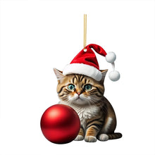 Load image into Gallery viewer, Cute Cat Christmas Decoration